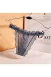 Générique Slip Femme sans Couture Culotte en Dentelle Sexy pour Femmes Couleur Unie Bord en Dentelle Ceinture CroiséE Culotte