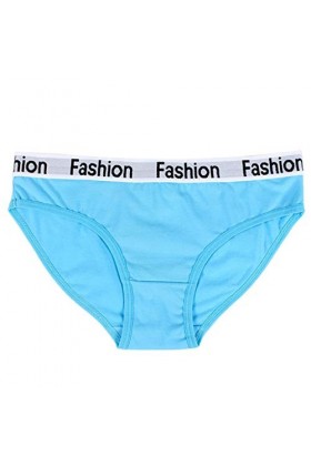 Sous-vêtements sous-marins S-XL Pyjama court en coton Sous-vêtement Lingerie Femme Ensemble élégant, bleu, L