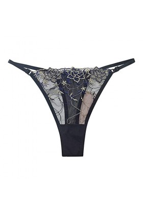 Deals of The Day Clearance Culotte Dentelle Sexy pour Femme Femmes Grande Taille Sexy Femmes brodé Creux Maille séduisante Fe