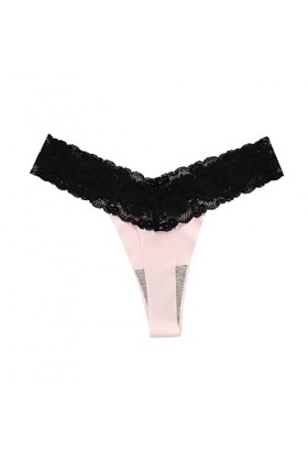 PANPANY Culottes pour Femme Sexy Tanga Culottes Panties Slips Confortables Taille Basse sous Vetements Soutien-Gorge Dentelle