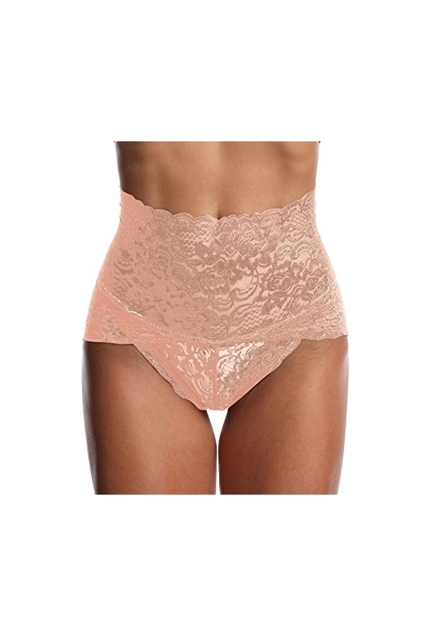 PANPANY Culottes pour Femme Femme Multipack Panties Taille Basse sans Couture Confortables Dentelle Multicolore Culottes sous