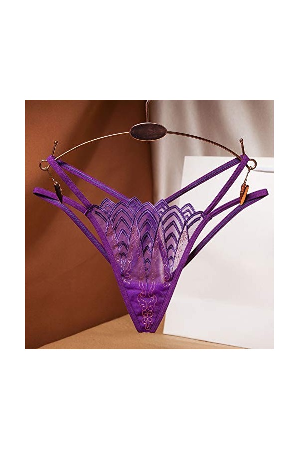 PANPANY Culottes pour Femme Soutien-Gorge Multipack Femme Tanga Confortables Slips sous Vetements sans Couture Culottes Panti