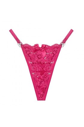 Femmes Dentelle Sexy Culotte sous-Vêtements String Strings Lingerie Respirant String Traceless Culotte Débardeur Blanc Dentel