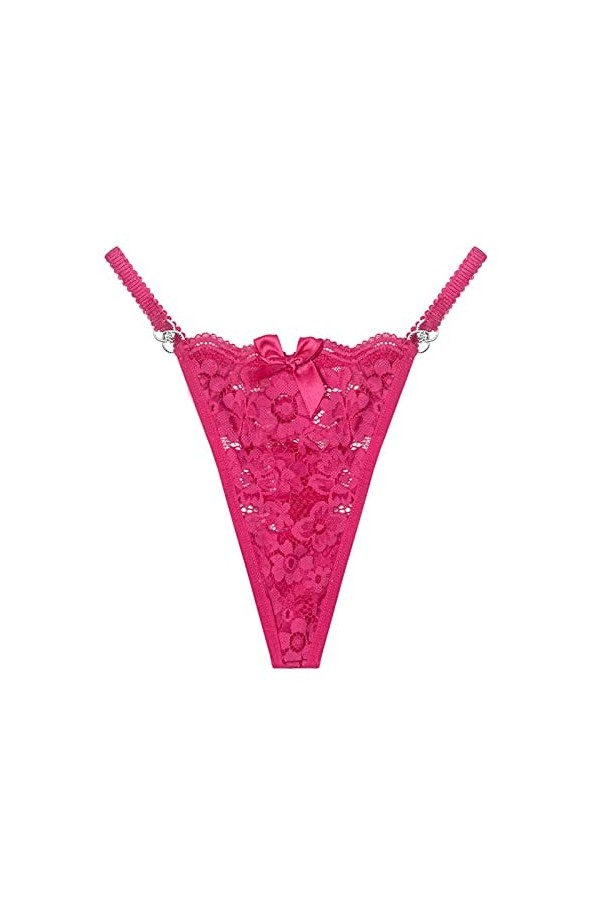 Femmes Dentelle Sexy Culotte sous-Vêtements String Strings Lingerie Respirant String Traceless Culotte Débardeur Blanc Dentel