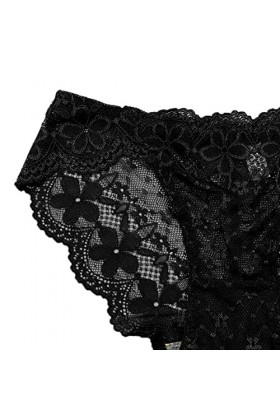 TWIFER Sous-Vêtements Sous-vêtements féminins Culottes sexy pour femmes Culotte en dentelle Détail Crochet Dentelle Vrac Culo