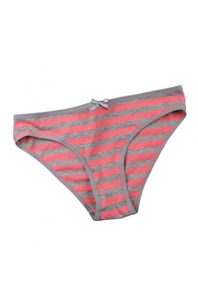 BOTCAM Culotte sexy pour femme - En coton - Doux et extensible - Multicolore, Rouge pastèque, S