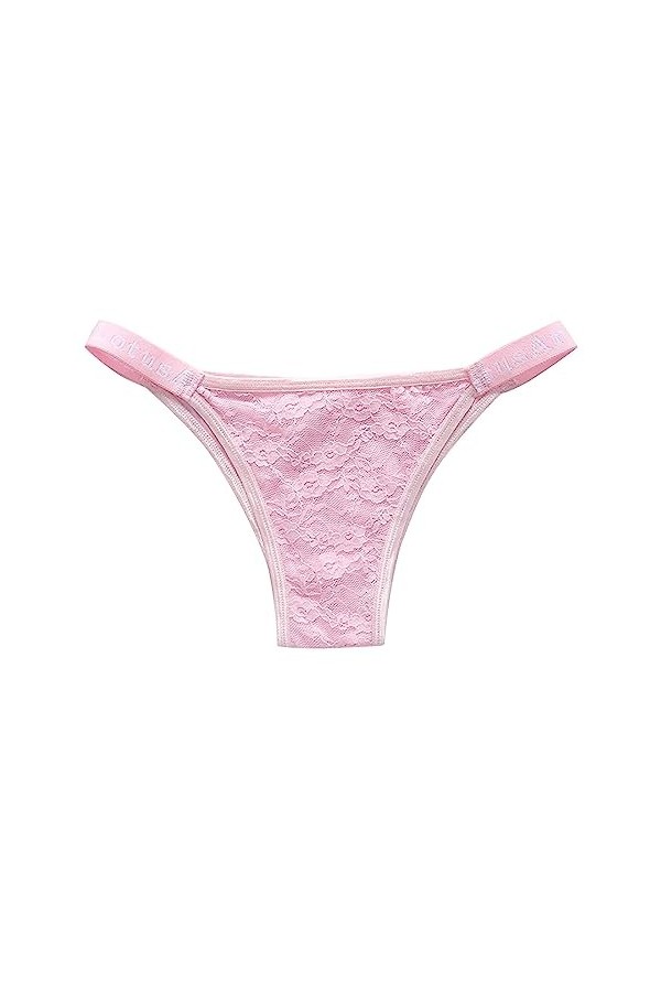 Femme Culotte Culottes et Slips Dentelle Lingerie Culottes Coton Sexy String Ouvert à Tanga Dentelle String Respirant sous-Vê