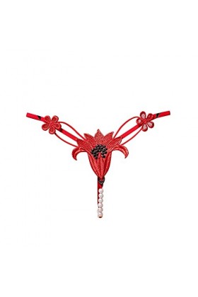 Femmes Pantalons Dentelle sous-vêtements Culottes Thong Thong Briefs Sexy Dames Lingerie Grande Taille Ensemble