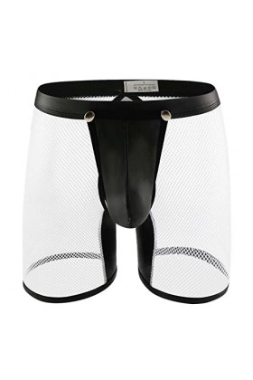 2023 Nouveau - Culotte sexy pour homme - Culotte sexy pour garçon 12, blanc, XXXL
