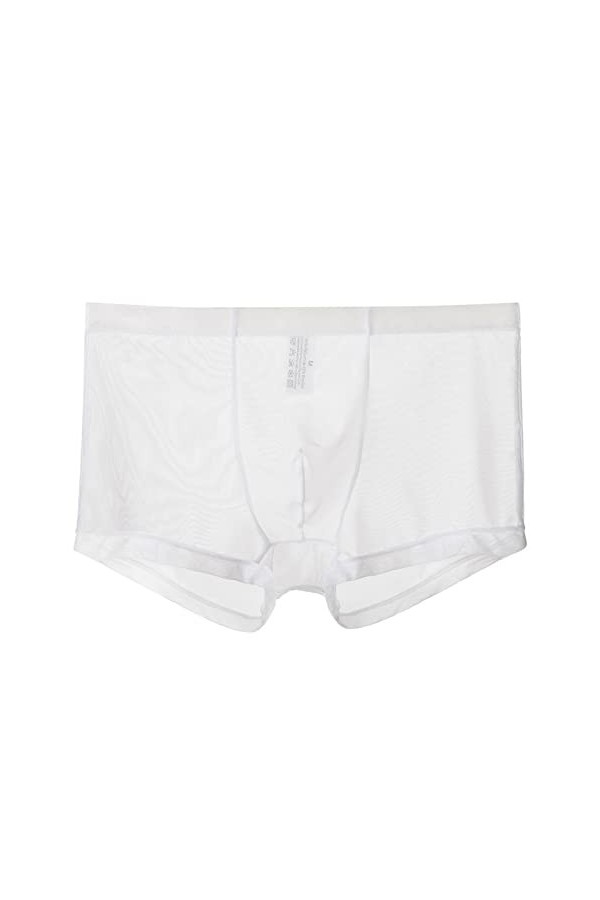 Gefomuofe Boxer sexy en maille respirante pour homme - String en dentelle - Sous-vêtements en dentelle - Sous-vêtements trans