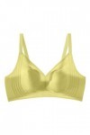 Soutien-Gorge de Collecte Sexy sans Anneau en Acier pour Femme Menstruelle Abondant pour Adolescents Yellow, M 