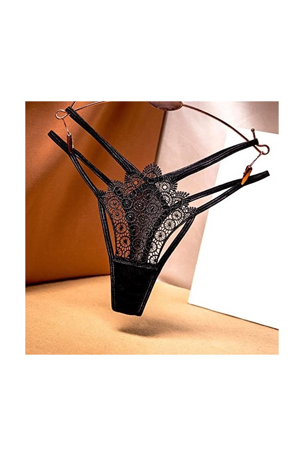 Générique String Femme Sexy Chic Hot Tanga Dentelle Femmes sous-Vêtements Strings Dentelle Bikini Culotte G String String Str