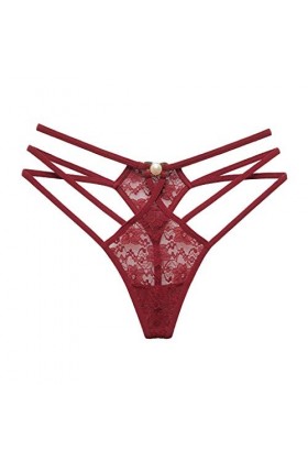 Générique String Femme Sexy Chic Hot Tanga Dentelle Pantalon Culotte Thong Dentelle Sexy Dames Thong Briefs sous-vêtements Fe