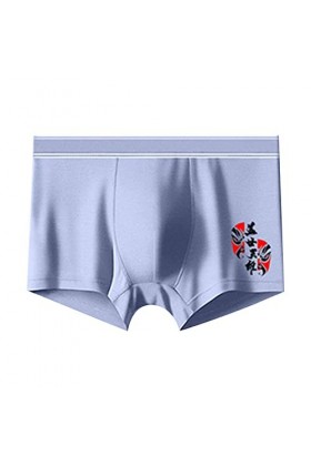 Beokeuioe Sous-vêtement rétro en coton pour homme - Pour un usage quotidien - En coton doux - Avec stretch, B Gy1, XL