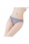 Générique Slip Femme sans Couture Culotte en Dentelle Sexy pour Femmes Couleur Unie Bord en Dentelle Ceinture CroiséE Culotte