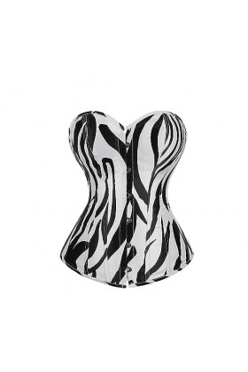 Rfmfkkg Femmes Corset Top Sexy Bustier Overbust Imprimer Lingerie Vintage Taille Cincher Bustier Top, 11, M