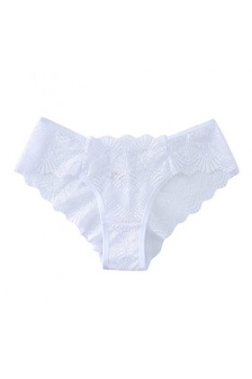 PANPANY Culottes pour Femme Culottes Taille Basse sans Couture Confortables Slips Soutien-Gorge Sexy Femme Dentelle Multicolo