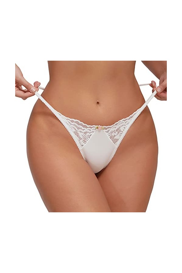 PANPANY Culottes pour Femme Multicolore Femme Soutien-Gorge Sexy sans Couture Dentelle Slips Panties Tanga Culottes sous Vete