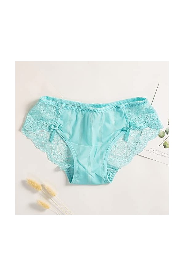 PANPANY Culottes pour Femme sous Vetements Multipack Panties Dentelle Sexy Soutien-Gorge Tanga Multicolore sans Couture Femme