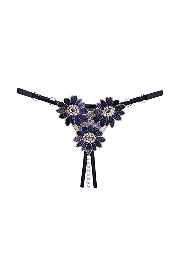 Sous-vêtements rembourrés pour femmes Femmes Sexy dentelle slips évider culotte Crochet à lacets culotte tongs G String Linge