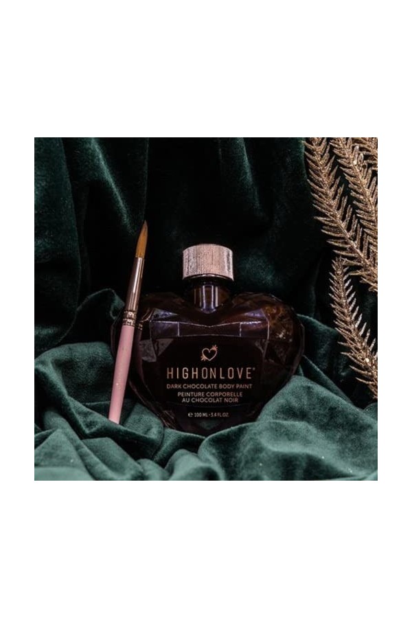 Huile de Massage sexuel Commestible Chocolat - Huile CBD - Huile Massage Sexuel Couple - Idée Cadeau Couple Saint Valentin -