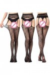 Bas Tentation Sexy Chaussettes Culotte Soie Longue Sexy File Ouvert Suspender Femmes Lingerie Sex Jouets, o, taille unique