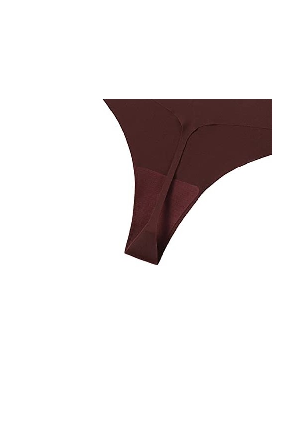 LULER Hot Girls Sexy Low Waist Panty Sous-vêtements Bikini sans couture Thongs Sous-vêtements Solid Nylon Ice Silk Femmes Sou