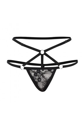 XINIXN Culottes Transparentes Sexy Girl Taille Haute G String Slip Culotte String Lingerie Culotte Dentelle sous-Vêtements Ro