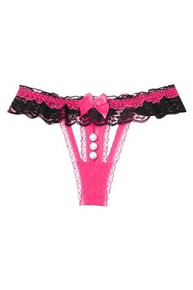 Générique Femmes Dentelle Sexy Culotte sous-Vêtements String String en Femme Coquine Hot Ouverte Dentelle Lingerie Sexy Slips