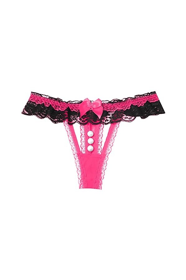 Générique Femmes Dentelle Sexy Culotte sous-Vêtements String String en Femme Coquine Hot Ouverte Dentelle Lingerie Sexy Slips