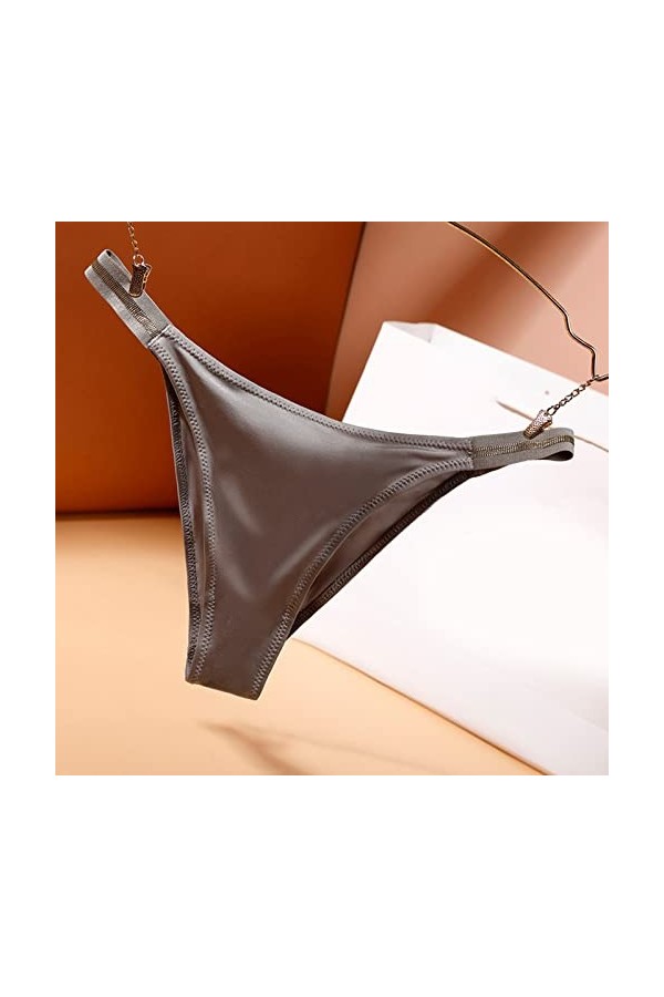 Ensemble De Lingerie Sexy en Dentelle Grande Taille Femmes Sexy Culotte sans Couture Taille Moyenne Glace Soie Hanche Levage 