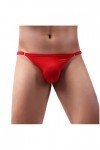 MJGkhiy Thong Briefs Culotte pour homme Doux Sous-vêtements Vêtements de nuit pour Ensemble sexy, rouge, taille unique