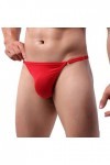 MJGkhiy Thong Briefs Culotte pour homme Doux Sous-vêtements Vêtements de nuit pour Ensemble sexy, rouge, taille unique
