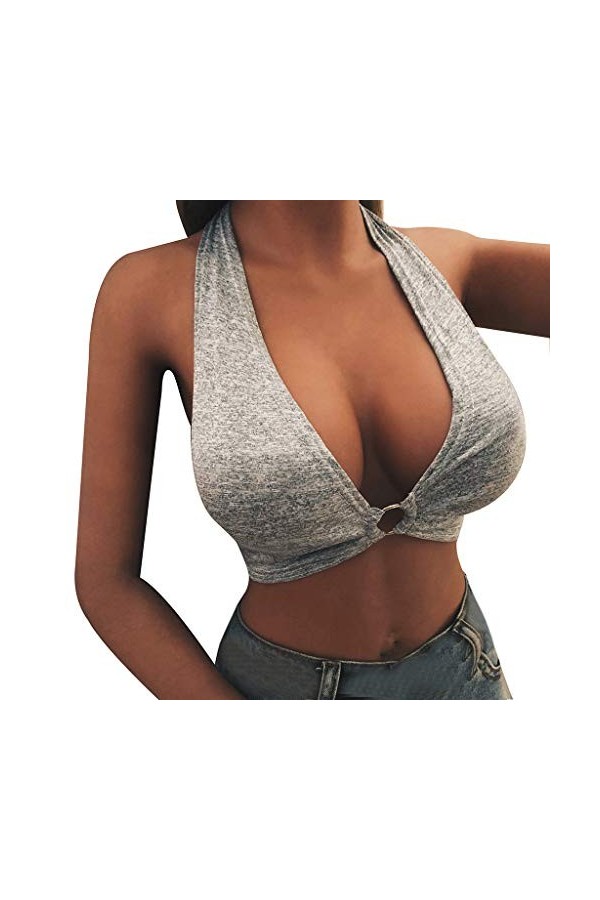 Ensemble de Lingerie en Tulle String Bralette Top Bra Crop Bustier Sheer Couleur Bandage Sexy Femmes Non rembourrées Solides