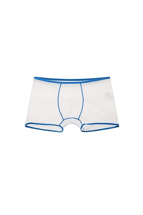 Confortable Respirant Maille Boxershorts Sexy Hommes sous-Vêtements Boxer Hommes Caleçons Masculins Pénis Poche Culotte Homme