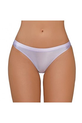 Lingerie Sexy Femme Coquine Hot Grande Taille Slip Taille Basse Soyeux et Brillant pour Femmes sous-vêtements Sexy Transparen