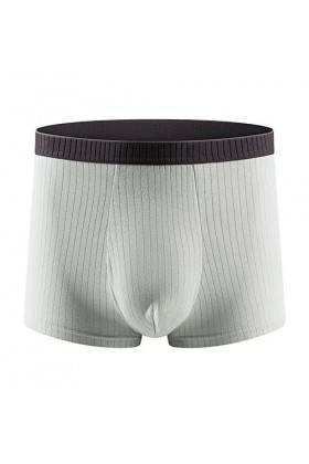 Boxer pour homme Sous-vêtements rétro en coton Sous-vêtements pour homme Sous-vêtements plus Culotte Boxer Surdimensionné Sou