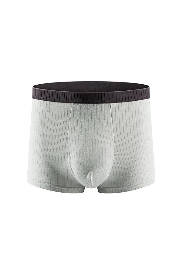 Boxer pour homme Sous-vêtements rétro en coton Sous-vêtements pour homme Sous-vêtements plus Culotte Boxer Surdimensionné Sou