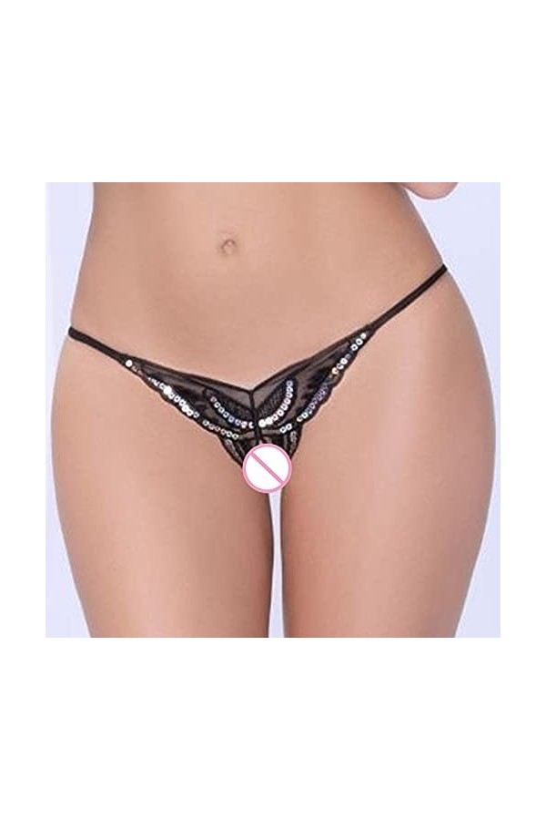 VaiKanhai Culotte sexy pour femme - Culotte brésilienne - Multicolore - Couleur chair - Sous-vêtements menstruels, Noir , tai