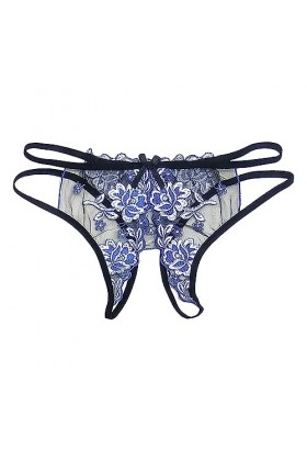 Culotte Femme Taille Haute Culottes de sous-vêtements Sexy Dentelle Coton Confortable Pas Coquine Hot Ouverte A Dentelle Femm