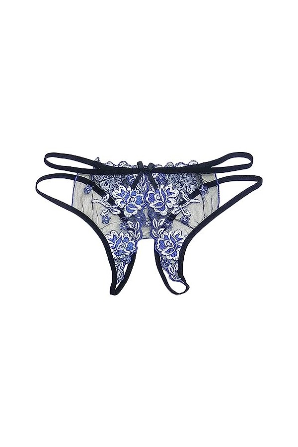 Culotte Femme Taille Haute Culottes de sous-vêtements Sexy Dentelle Coton Confortable Pas Coquine Hot Ouverte A Dentelle Femm