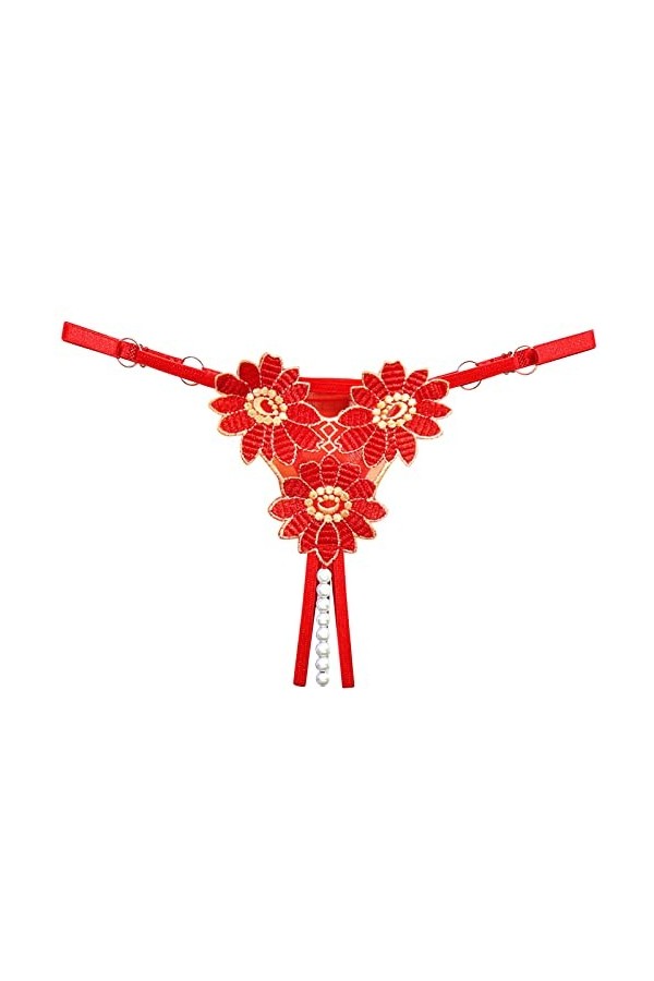 Amazon Deals of The Day Culotte Femme Grande Taille Femmes Sexy Dentelle Slips évider Culotte Crochet à Lacets Culotte Tongs 