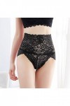 Jiabing Femmes Sexy Shapewear Dentelle Taille Haute sous-Vêtements Brodé Mesh Sheer Culottes Plus La Taille sous-Vêtements Cu
