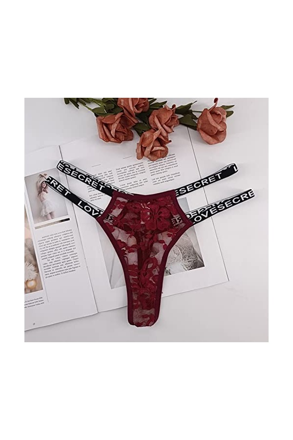 PANPANY Culottes pour Femme Culottes Confortables Slips Panties Sexy Multicolore Tanga Soutien-Gorge sous Vetements Multipack