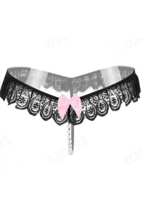 PANPANY Culottes pour Femme Slips Tanga Taille Basse Dentelle Multipack Confortables sans Couture Panties Multicolore Soutien