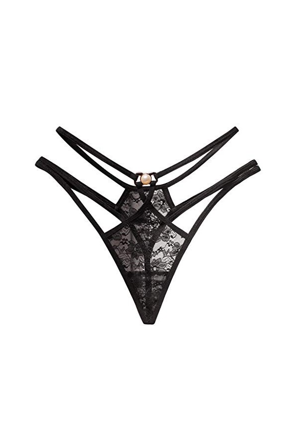 Générique String Femme Sexy Chic Hot Tanga Dentelle Pantalon Culotte Thong Dentelle Sexy Dames Thong Briefs sous-vêtements Fe