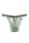 Générique String Dentelle sans Couture Culotte en Dentelle Sexy pour Femmes Couleur Unie Bord en Dentelle Culotte Taille Bass