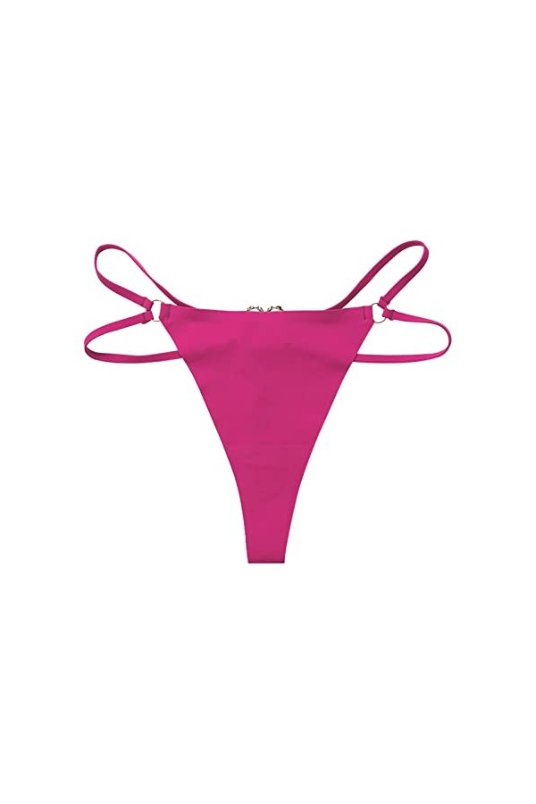 Menstruelle Lavable Taille Haute Sexy Coton Entrejambe Culotte Femmes Grande Taille Sangle Amour Anneau Boucle sans Glace Soi