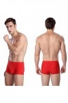 Ensemble de sous-vêtements pour homme - Sous-vêtements en coton doux et confortable, rouge, L