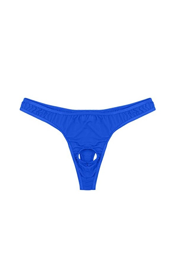 BOTCAM Culotte sexy pour femme - Culotte confortable - Multicolore - Sous-vêtements extrêmement sexy - String brésilien, bleu
